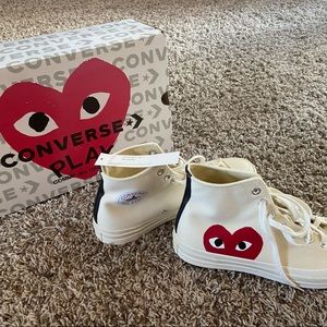 Commes De Garçon All-Stars. Brand new, never worn, tag still with shoes.